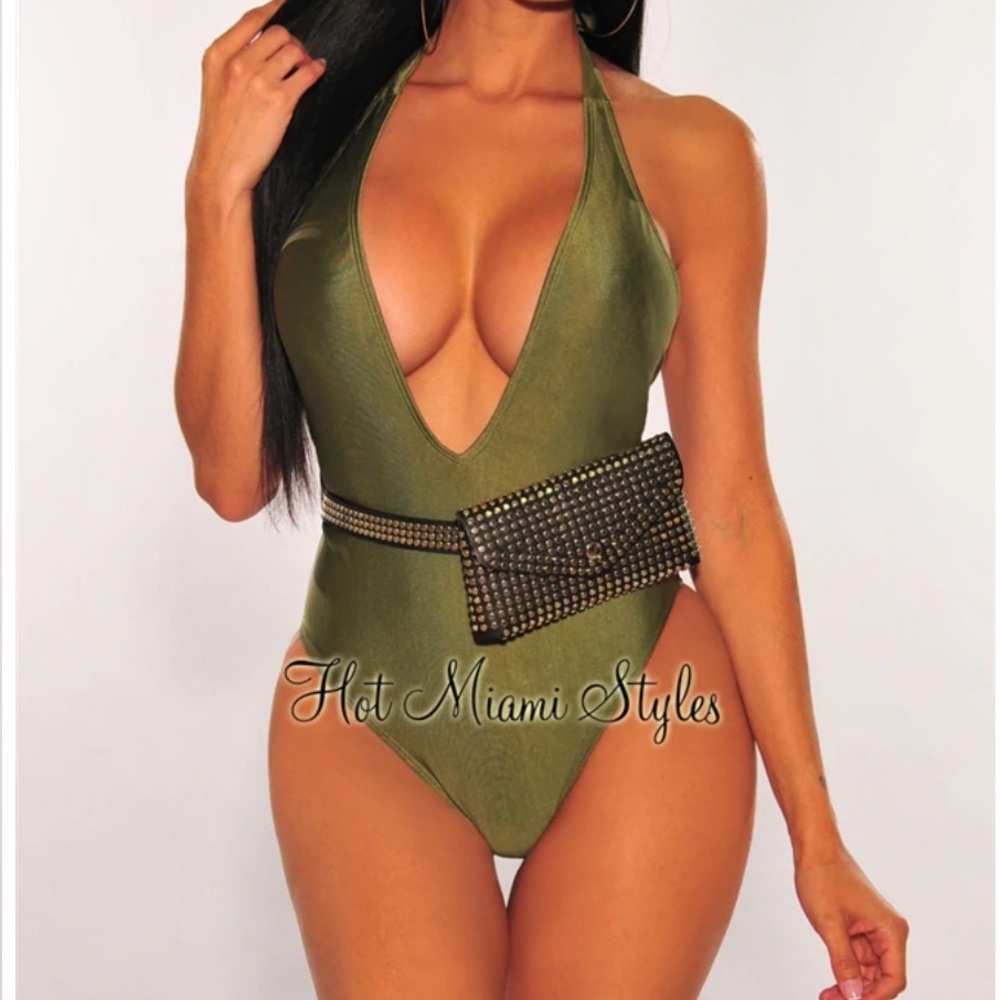 Perfect festival style Sexy hot Miami styles one piece swimsuit